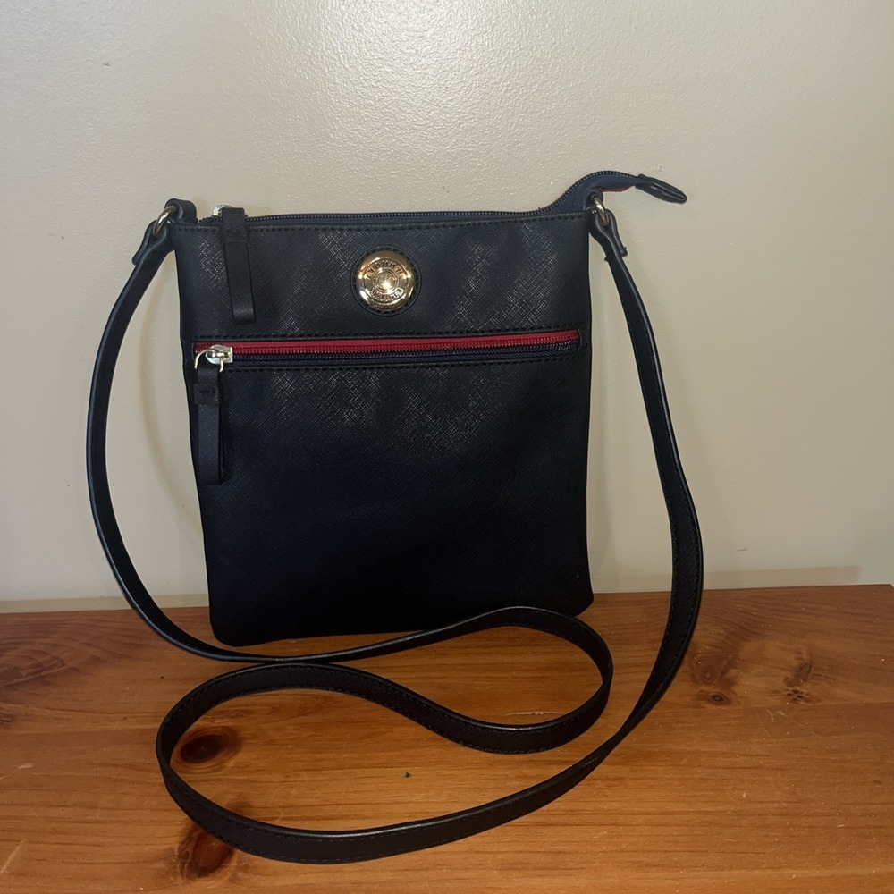 Tommy Hilfiger Navy Blue Handbag Purse  Crossbody